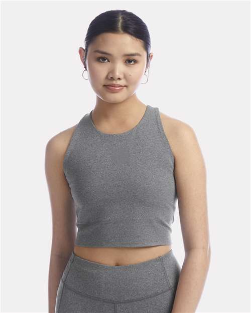 11246 Women's Crop Racerback Tank Top