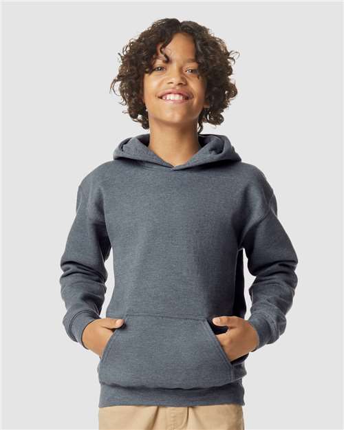 11668 Softstyle® Youth Midweight Hooded Sweatshirt