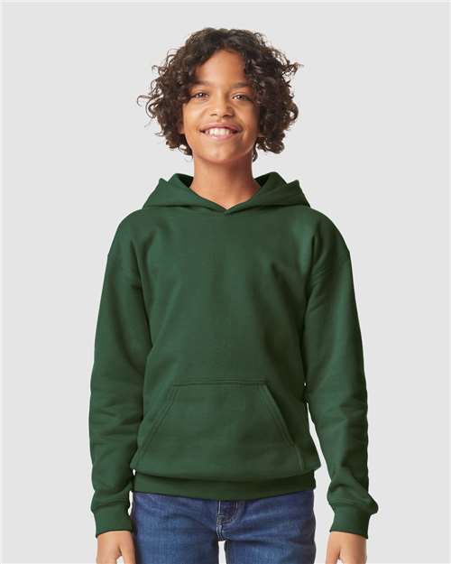 11668 Softstyle® Youth Midweight Hooded Sweatshirt