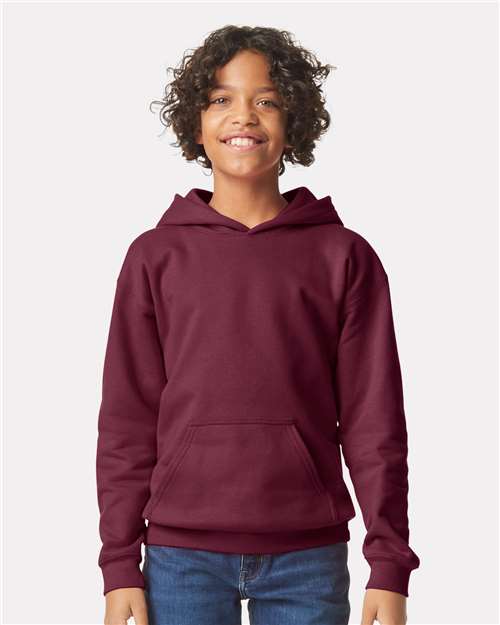 11668 Softstyle® Youth Midweight Hooded Sweatshirt