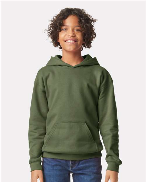 11668 Softstyle® Youth Midweight Hooded Sweatshirt