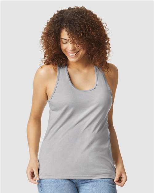 11670 Softstyle® Women’s CVC Racerback Tank Top