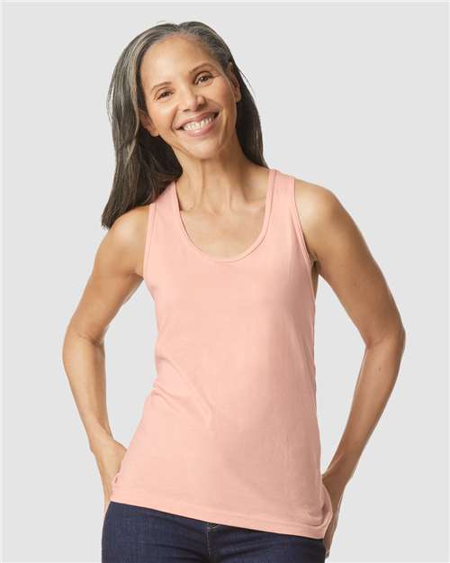 11670 Softstyle® Women’s CVC Racerback Tank Top