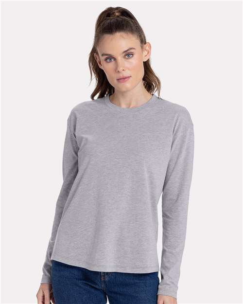 11740 Women's Cotton Relaxed Long Sleeve T-Shirt