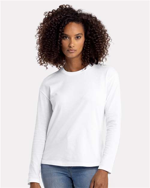 11740 Women's Cotton Relaxed Long Sleeve T-Shirt