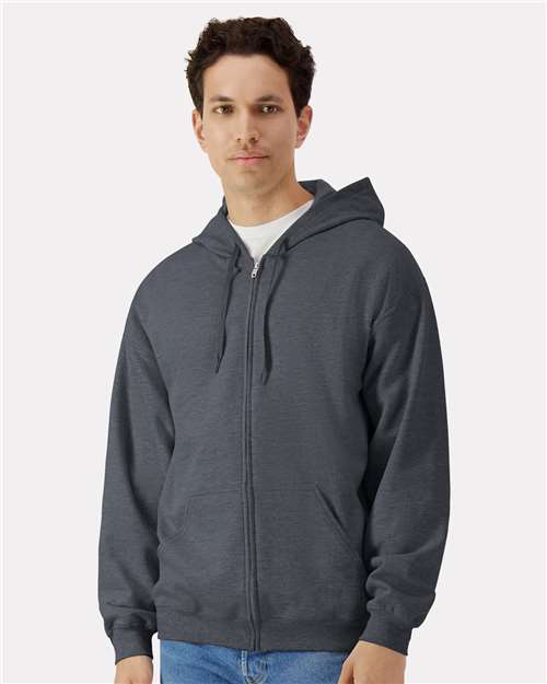 9353 Softstyle® Full-Zip Hooded Sweatshirt