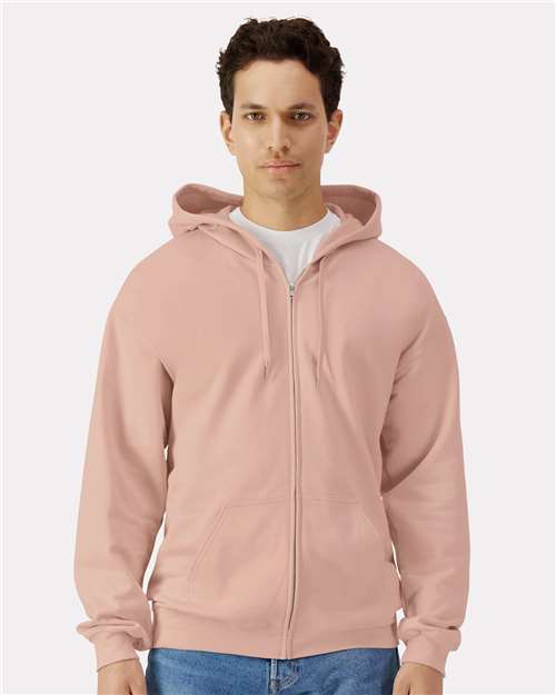 9353 Softstyle® Full-Zip Hooded Sweatshirt