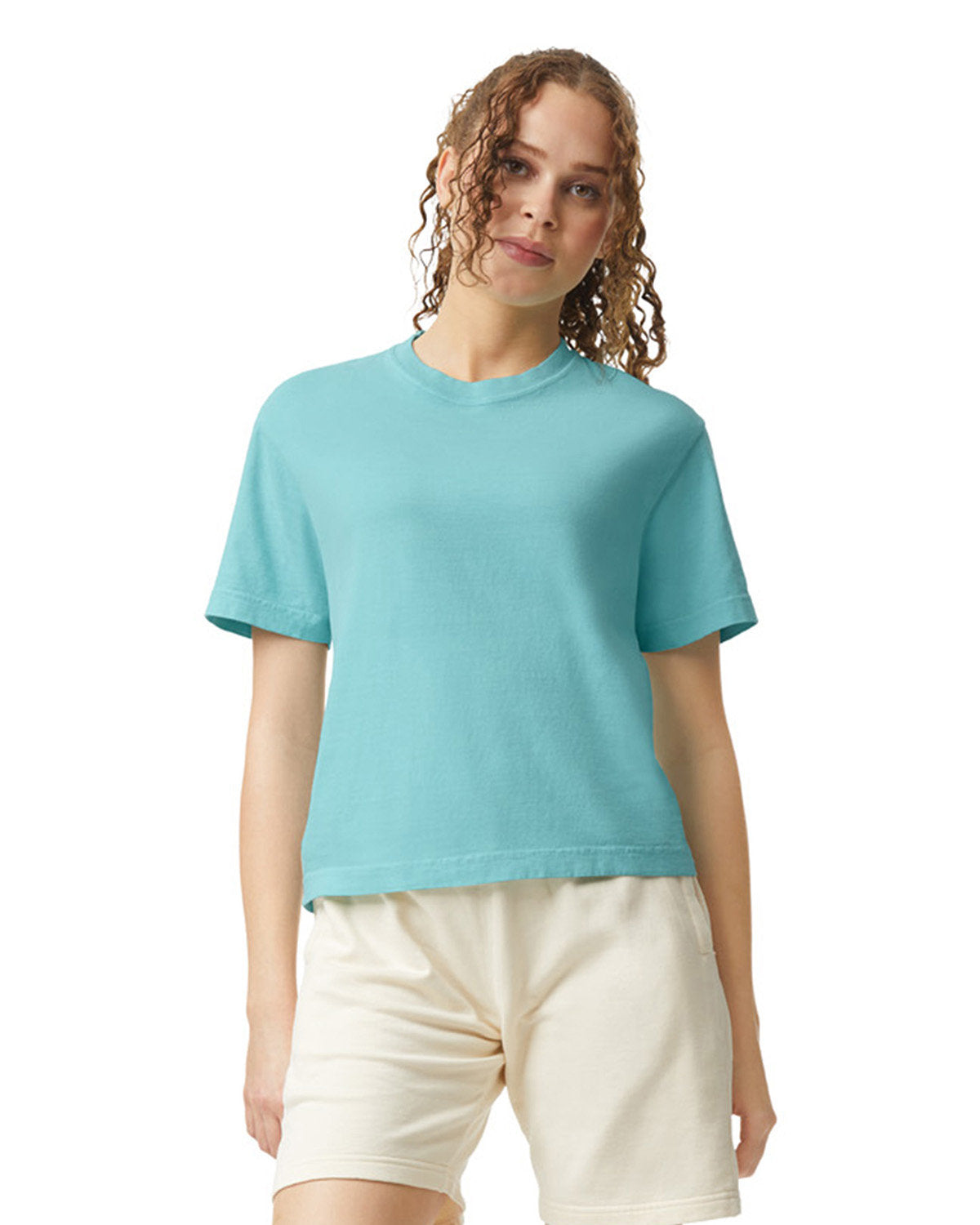 Ladies' Heavyweight Cropped T-Shirt