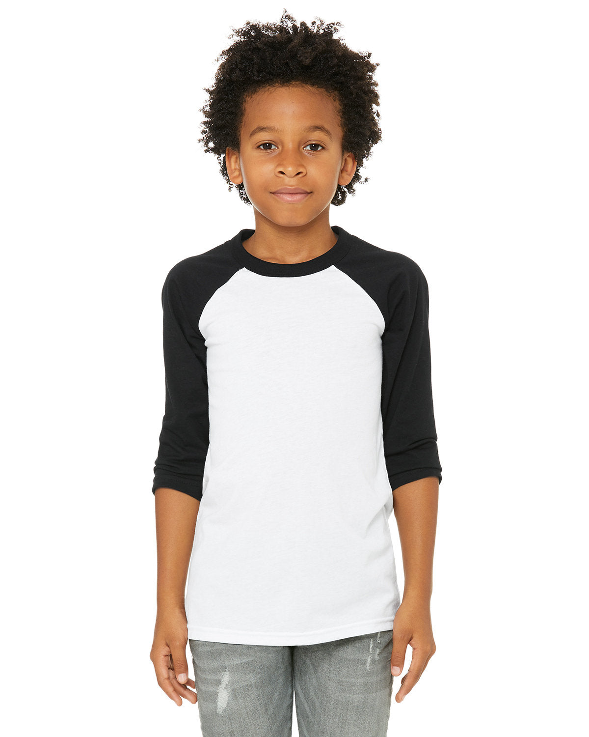 Youth Three-Quarter Sleeve Baseball T-Shirt