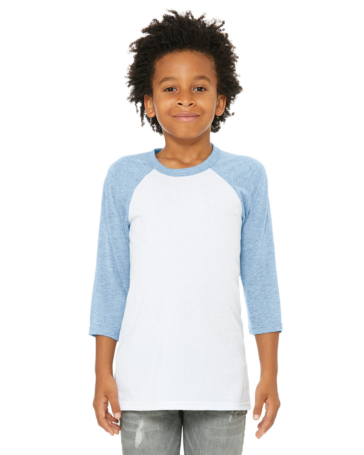 Youth Three-Quarter Sleeve Baseball T-Shirt