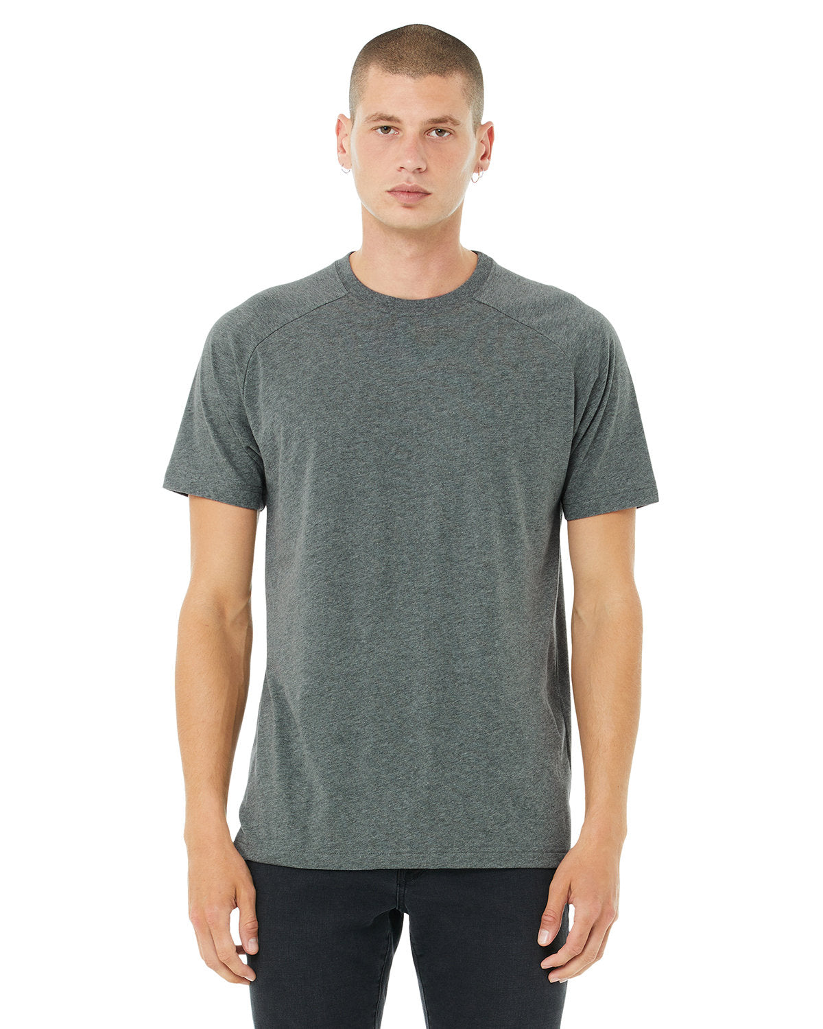 Men's Heather CVC Raglan T-Shirt