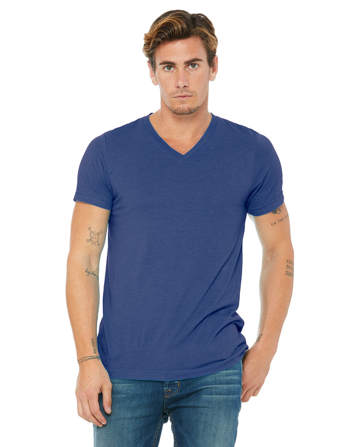 Unisex Triblend V-Neck T-Shirt