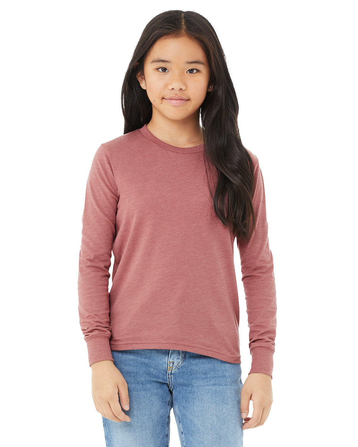 Youth Heather CVC Long-Sleeve T-Shirt