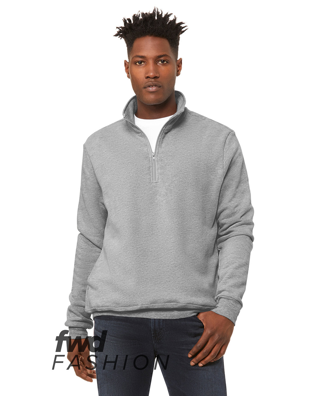 FWD Fashion Unisex Quarter Zip Pullover Fleece
