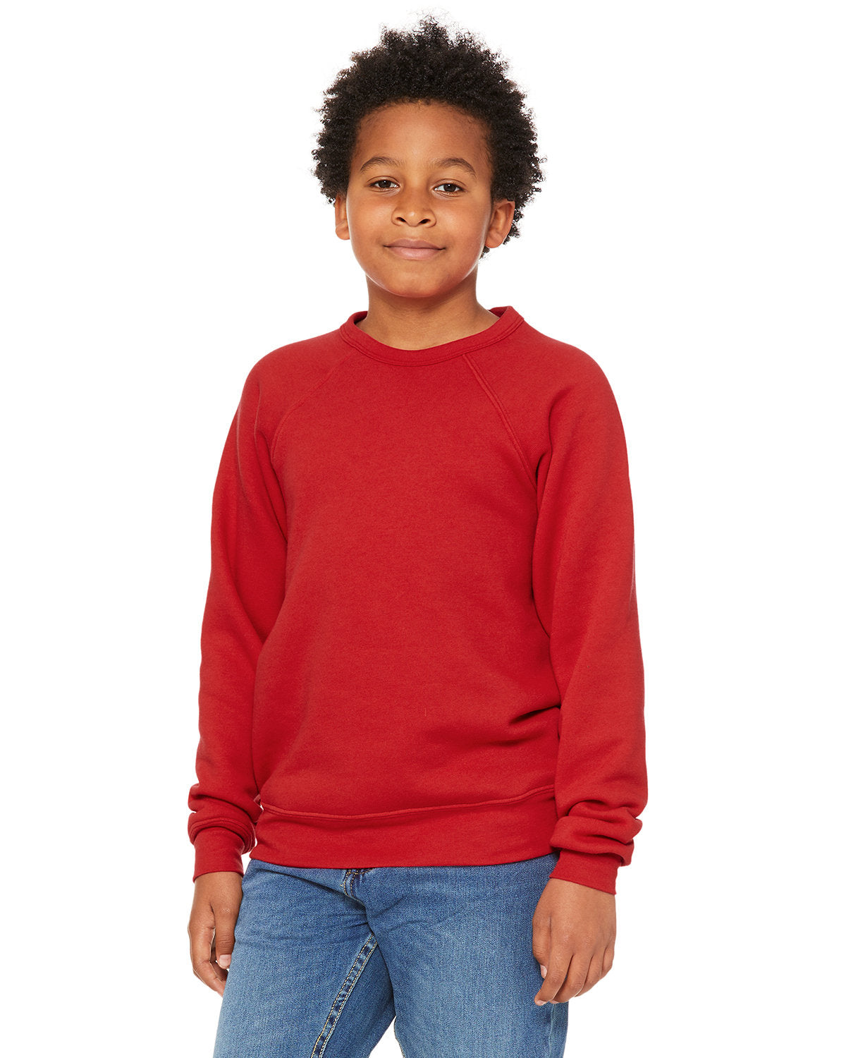 Youth Sponge Fleece Raglan Sweatshirt