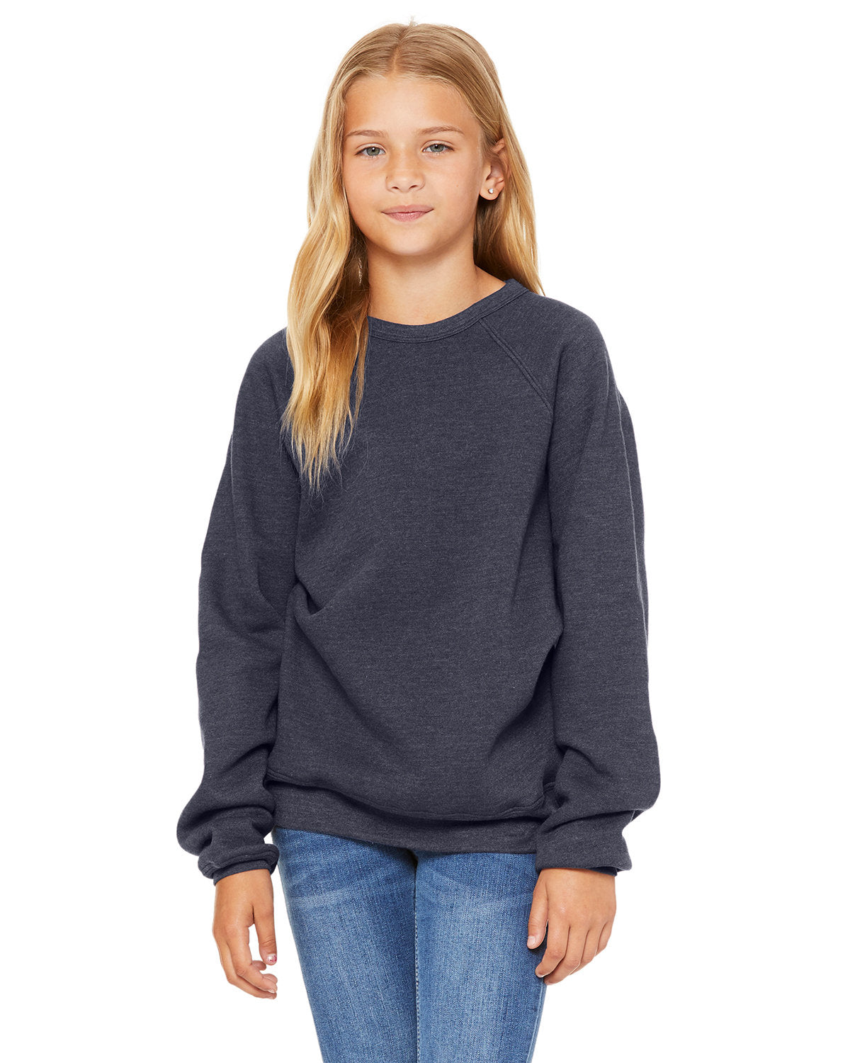 Youth Sponge Fleece Raglan Sweatshirt