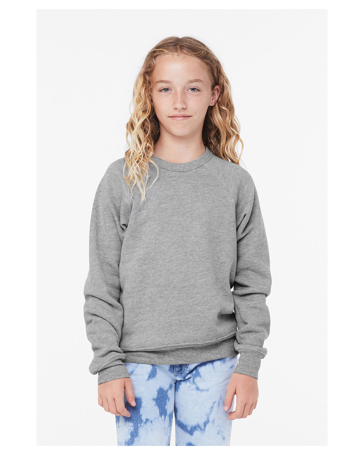 Youth Sponge Fleece Raglan Sweatshirt