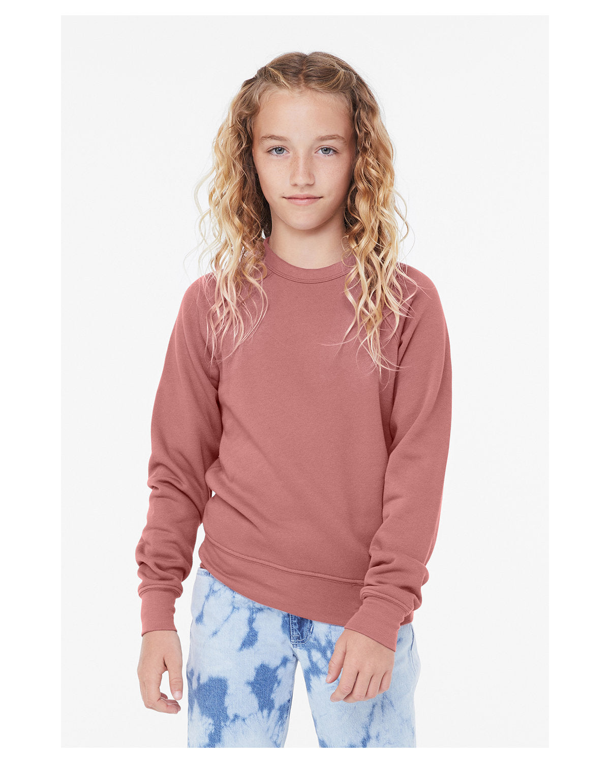 Youth Sponge Fleece Raglan Sweatshirt