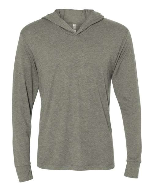 3222 Triblend Hooded Long Sleeve Pullover