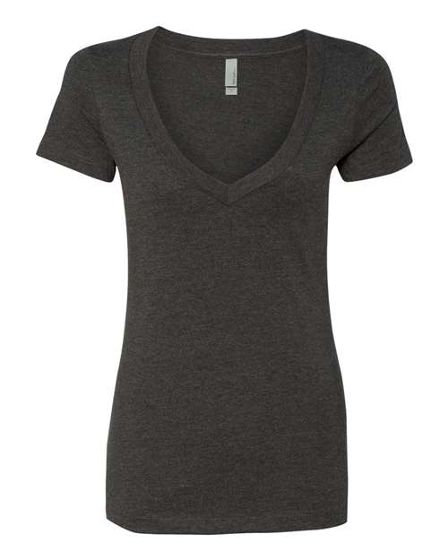 3238 Women’s CVC Deep V-Neck T-Shirt