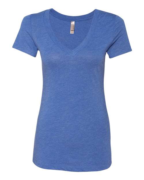 3241 Women’s Triblend Deep V-Neck T-Shirt