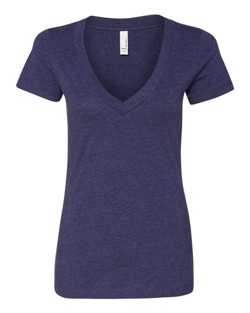 3238 Women’s CVC Deep V-Neck T-Shirt