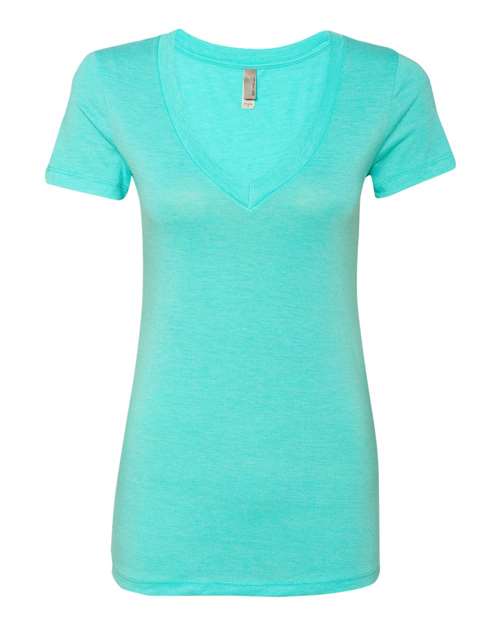 3241 Women’s Triblend Deep V-Neck T-Shirt