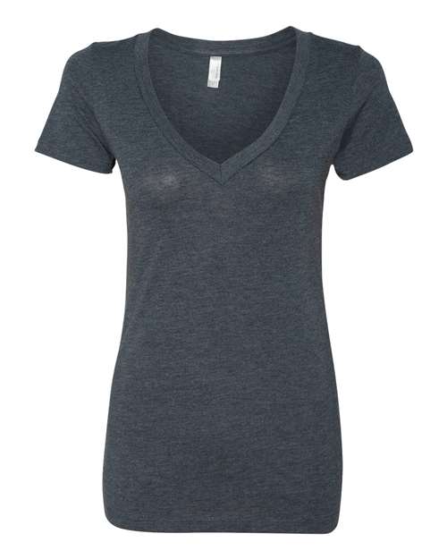 3241 Women’s Triblend Deep V-Neck T-Shirt
