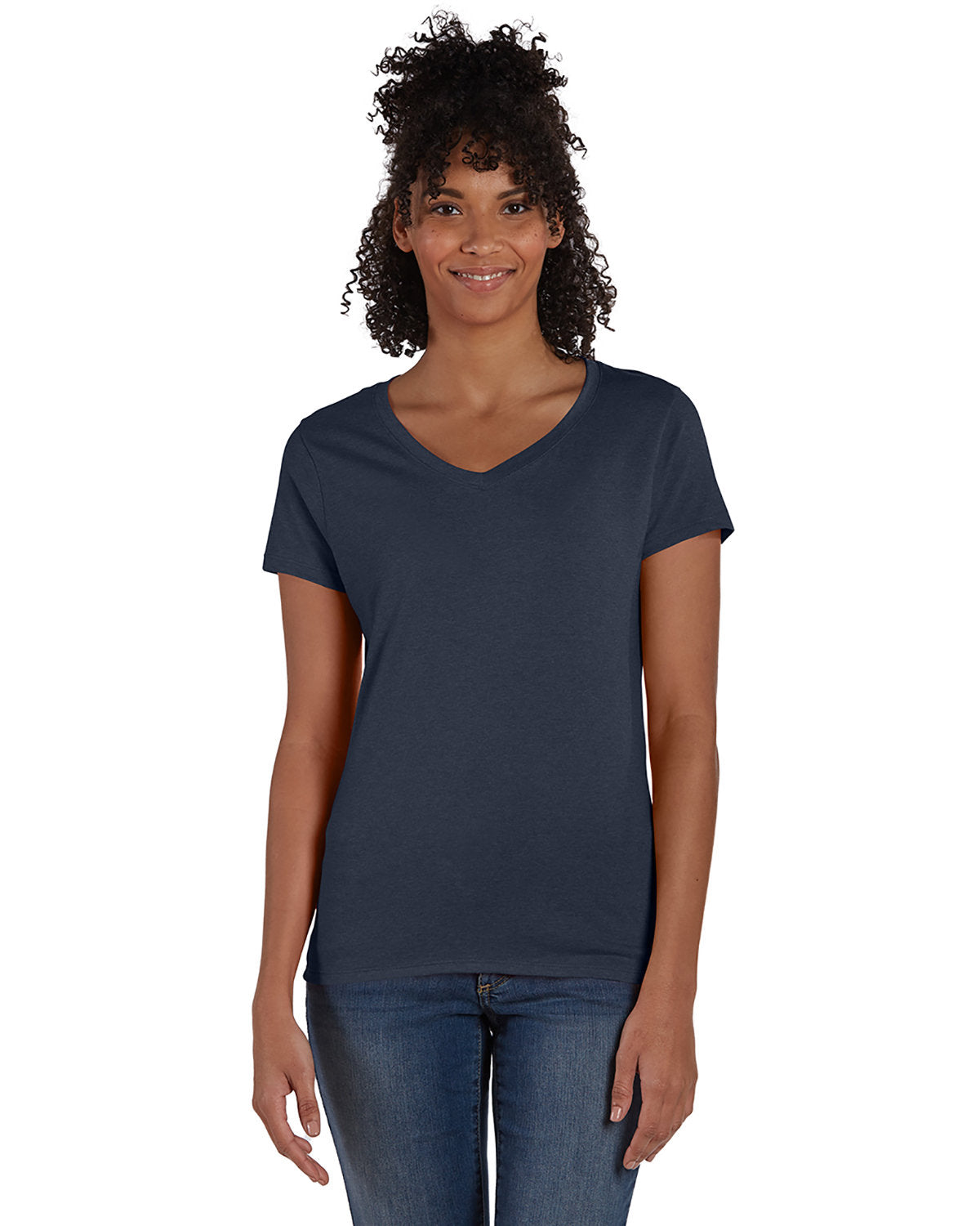 Ladies' Perfect-T Triblend V-Neck T-shirt