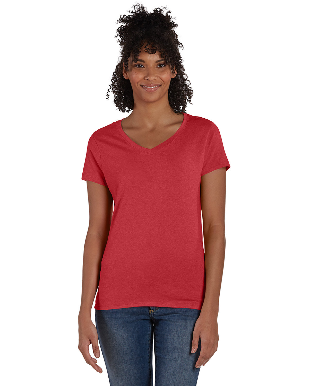 Ladies' Perfect-T Triblend V-Neck T-shirt