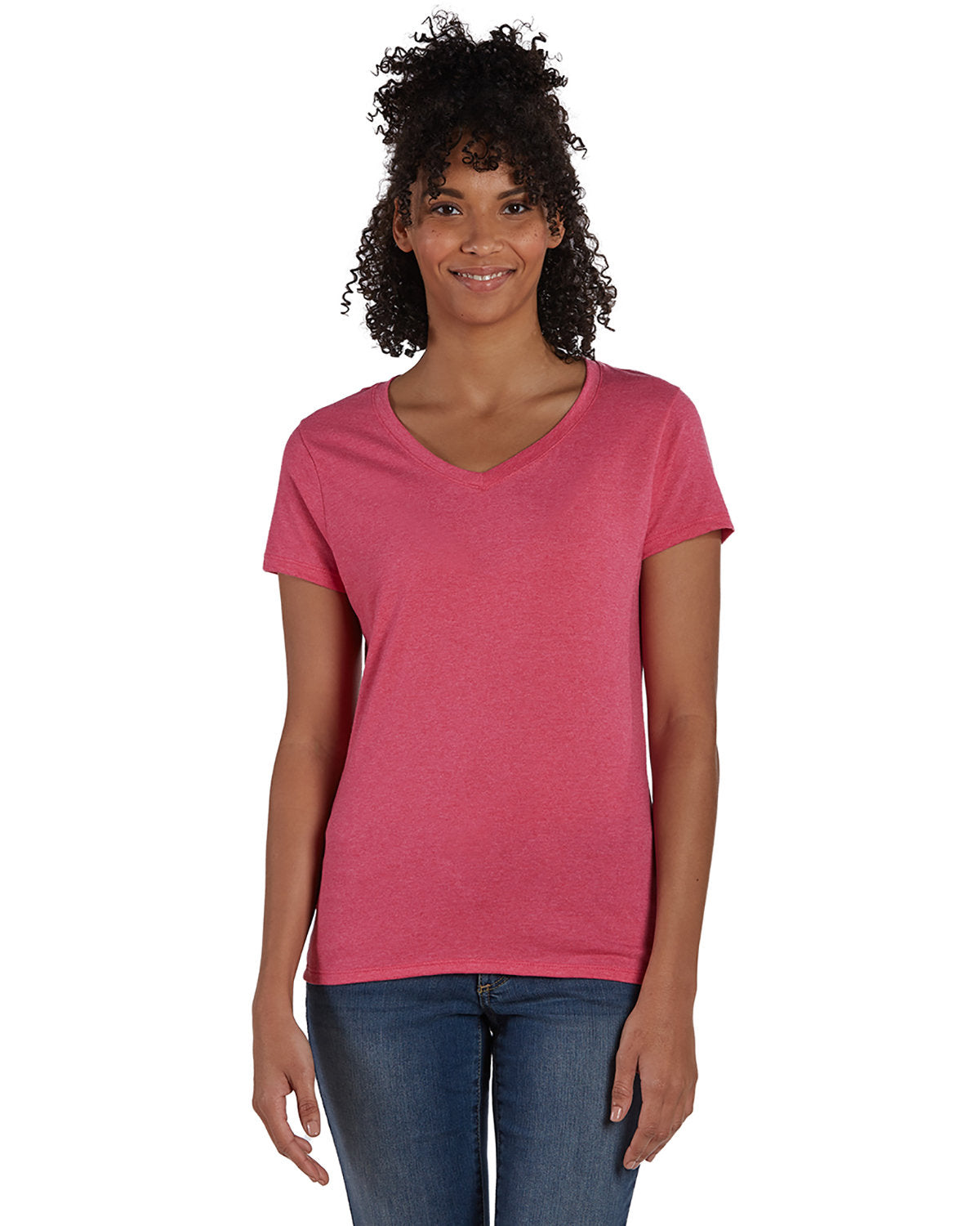 Ladies' Perfect-T Triblend V-Neck T-shirt