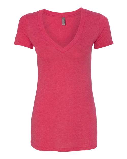 3241 Women’s Triblend Deep V-Neck T-Shirt