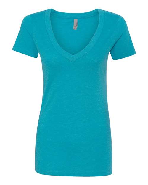 3238 Women’s CVC Deep V-Neck T-Shirt
