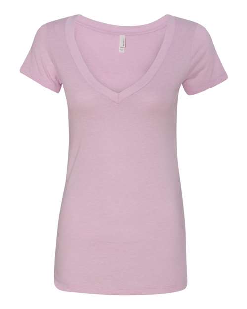 3238 Women’s CVC Deep V-Neck T-Shirt