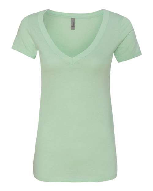 3238 Women’s CVC Deep V-Neck T-Shirt