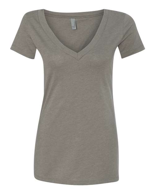 3238 Women’s CVC Deep V-Neck T-Shirt