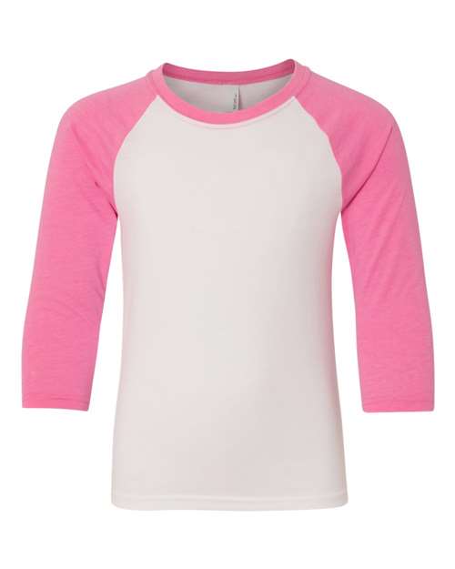 4159 Youth CVC Three-Quarter Sleeve Raglan T-Shirt