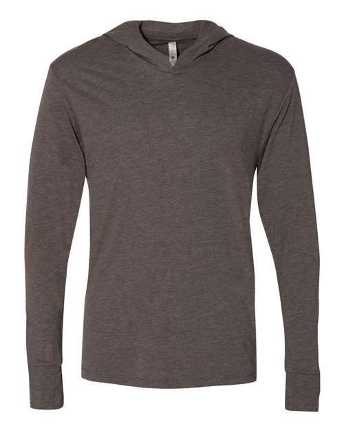 3222 Triblend Hooded Long Sleeve Pullover