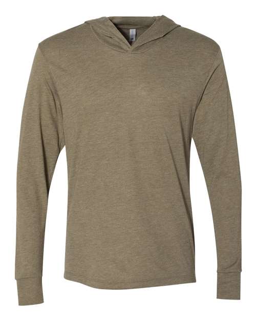 3222 Triblend Hooded Long Sleeve Pullover
