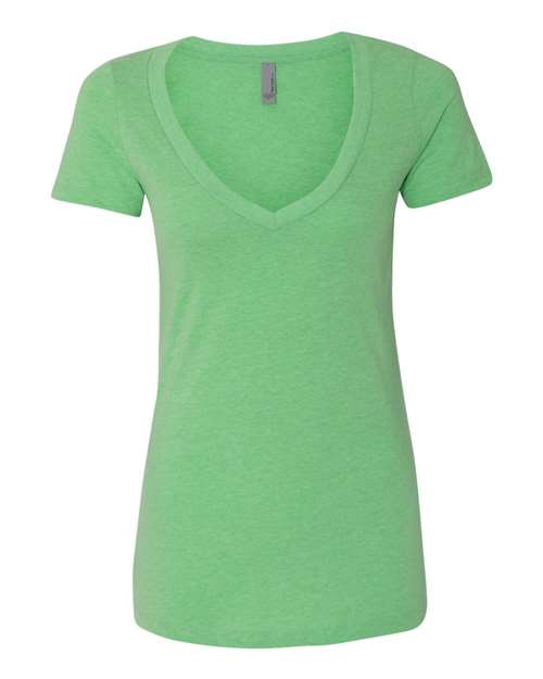 3238 Women’s CVC Deep V-Neck T-Shirt