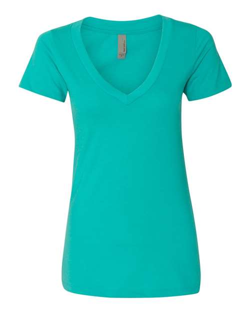 3238 Women’s CVC Deep V-Neck T-Shirt