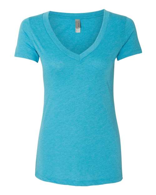 3241 Women’s Triblend Deep V-Neck T-Shirt