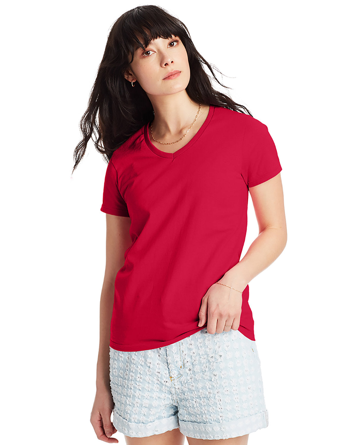 Ladies' Essential-T V-Neck T-Shirt