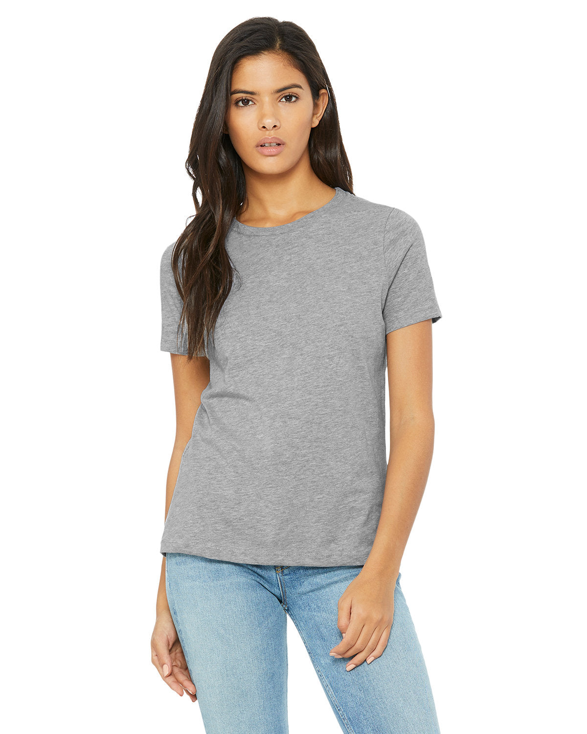 Ladies' Relaxed Heather CVC Short-Sleeve T-Shirt