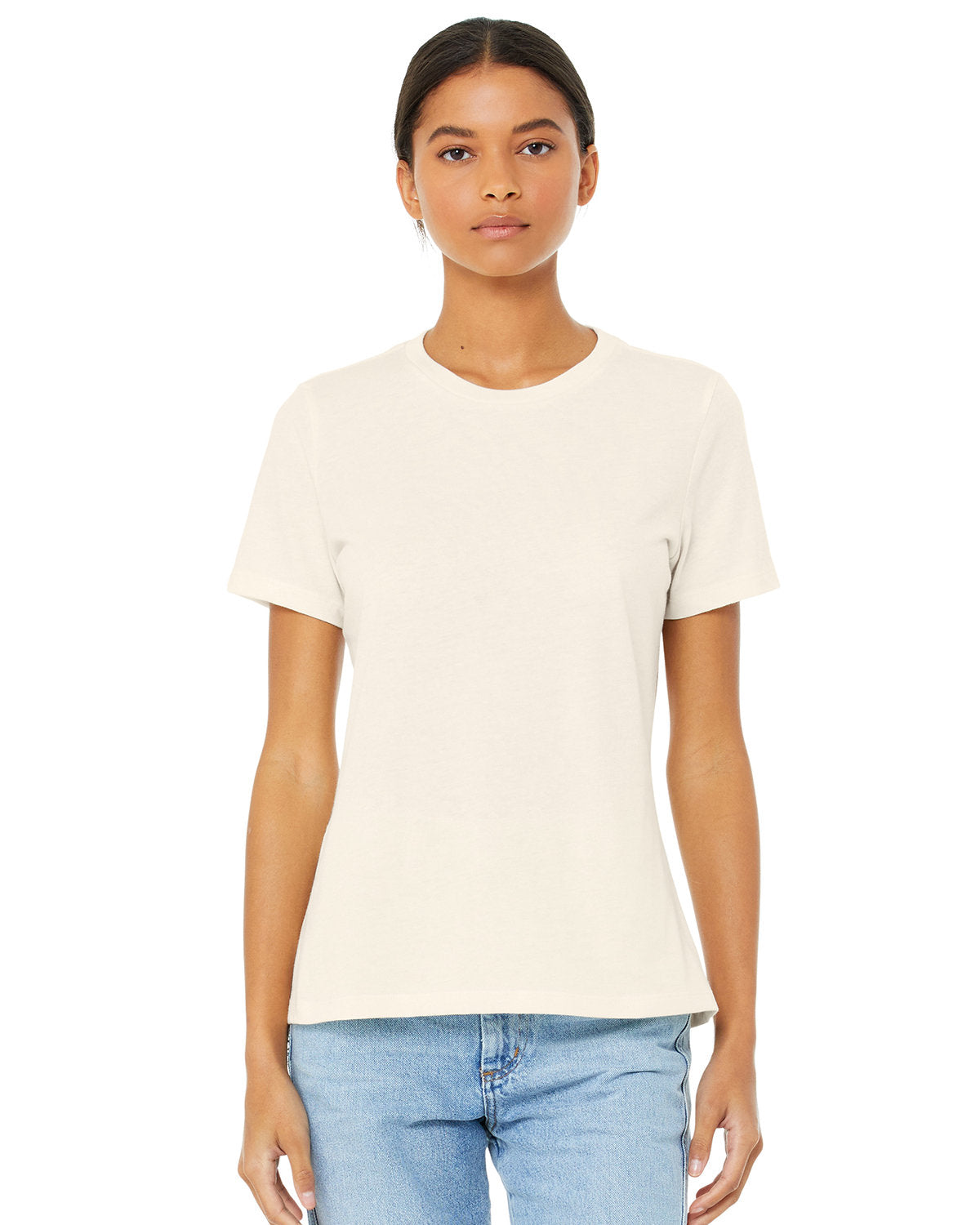 Ladies' Relaxed Heather CVC Short-Sleeve T-Shirt
