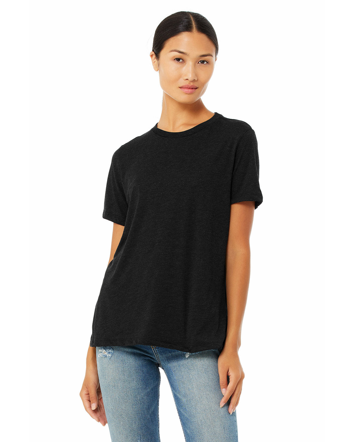 Ladies' Relaxed Heather CVC Short-Sleeve T-Shirt