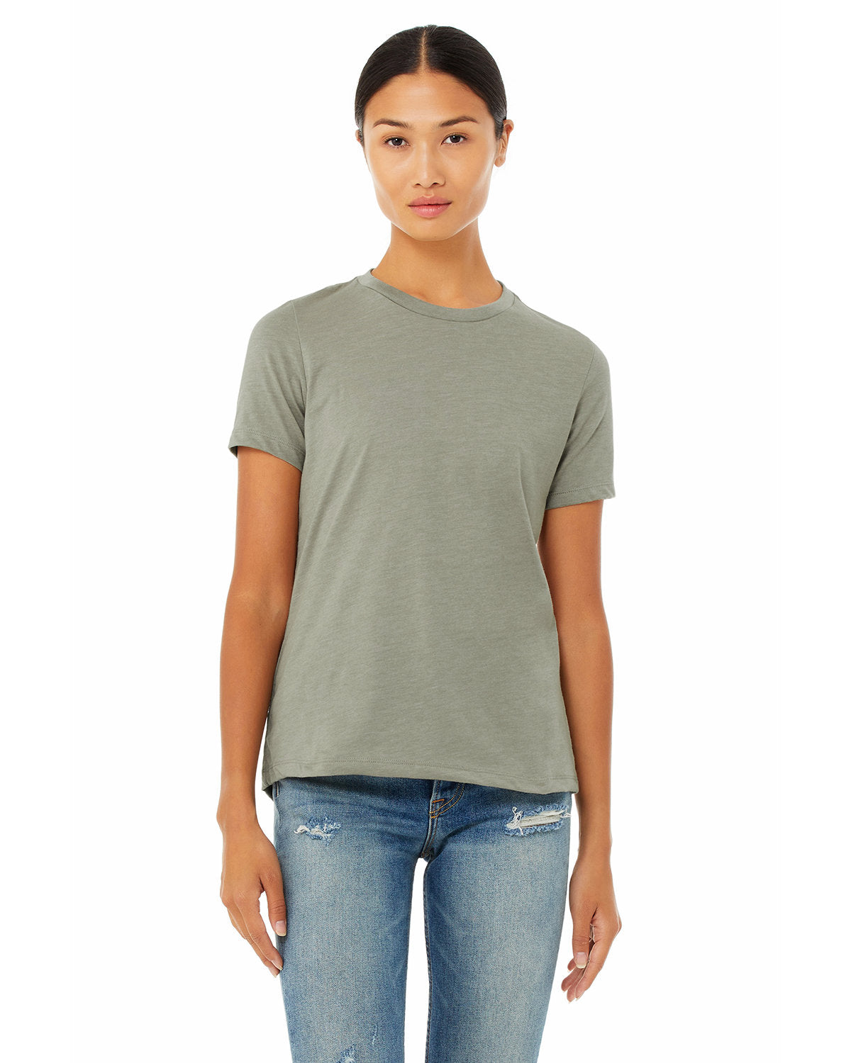 Ladies' Relaxed Heather CVC Short-Sleeve T-Shirt