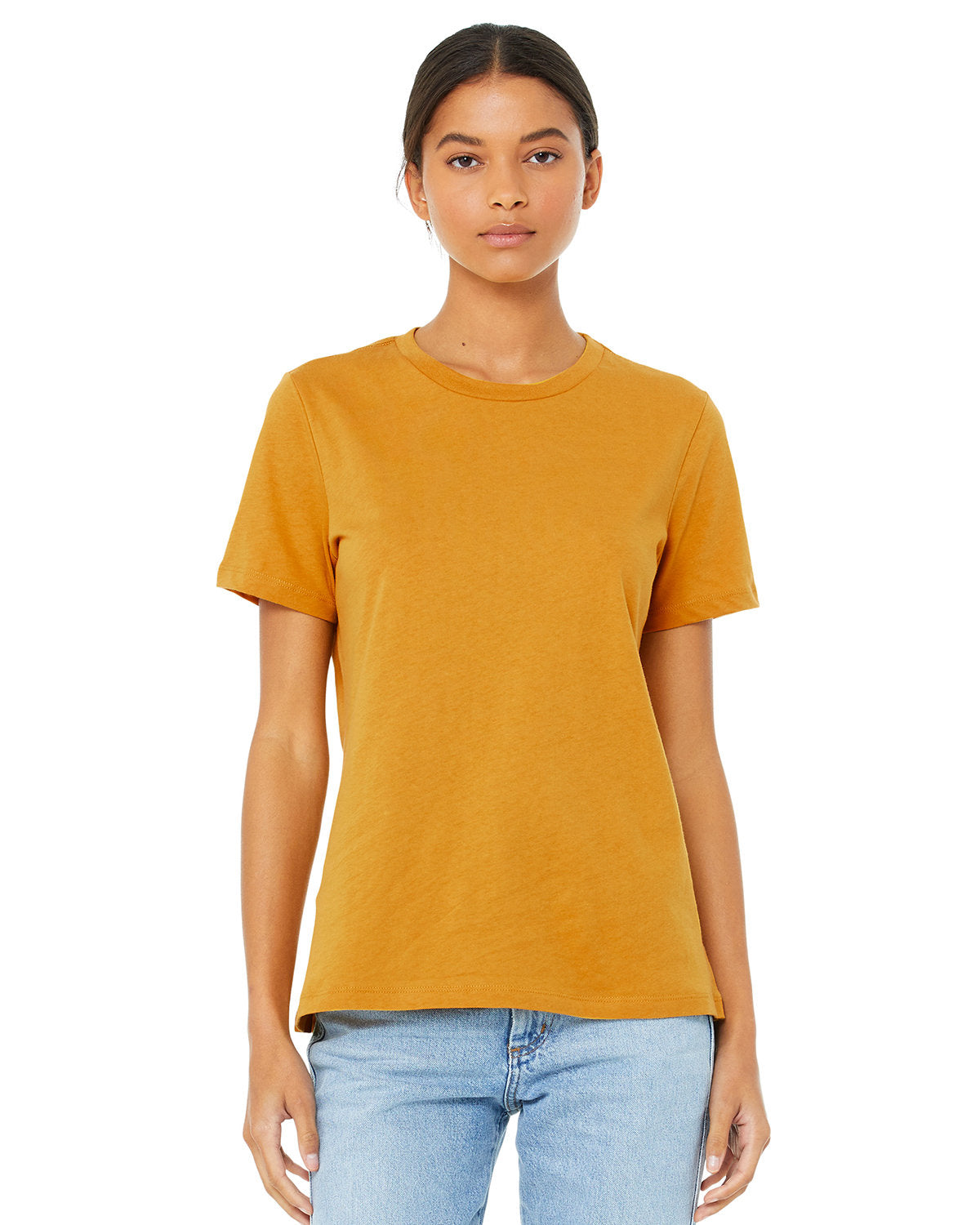 Ladies' Relaxed Heather CVC Short-Sleeve T-Shirt