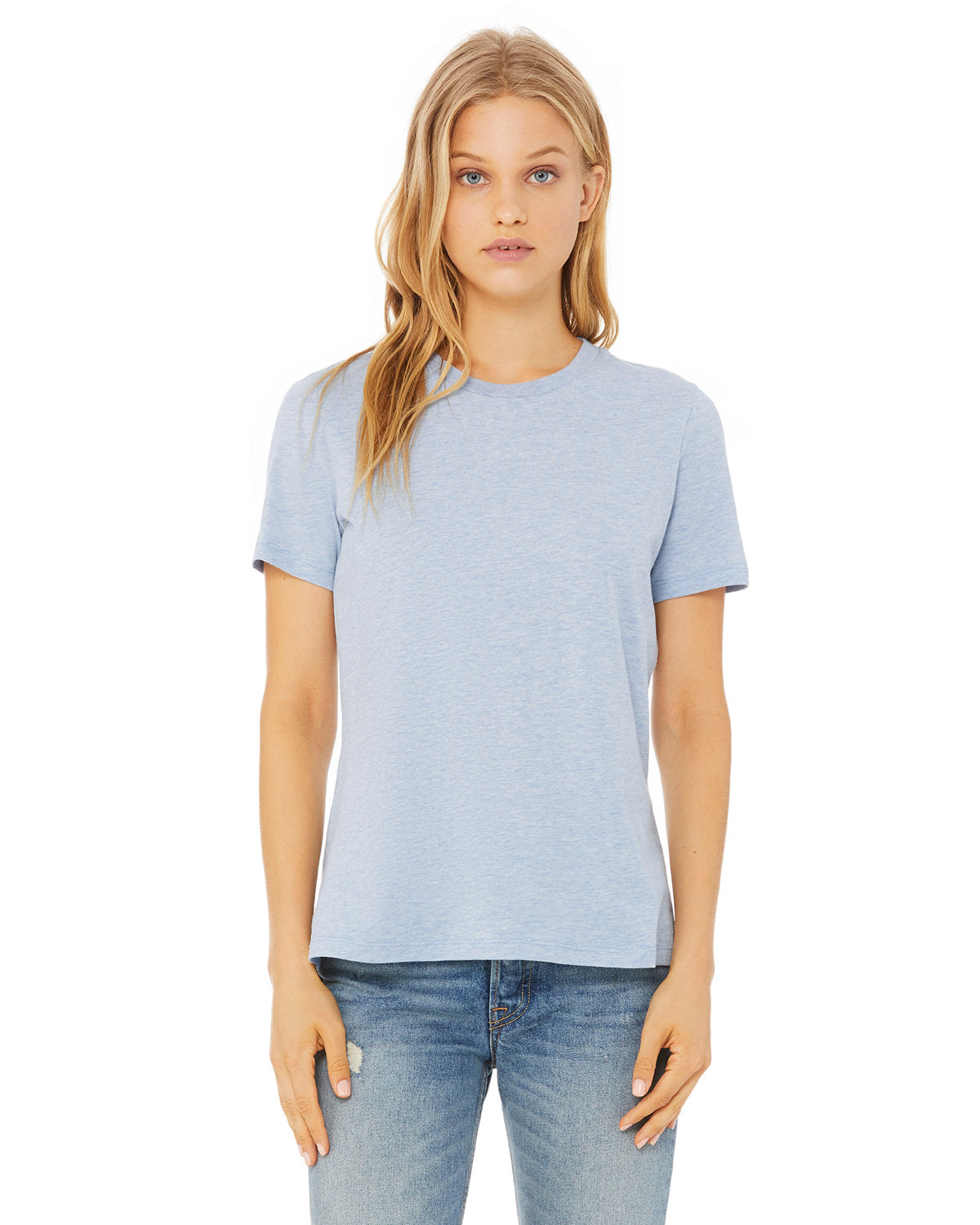 Ladies' Relaxed Heather CVC Short-Sleeve T-Shirt