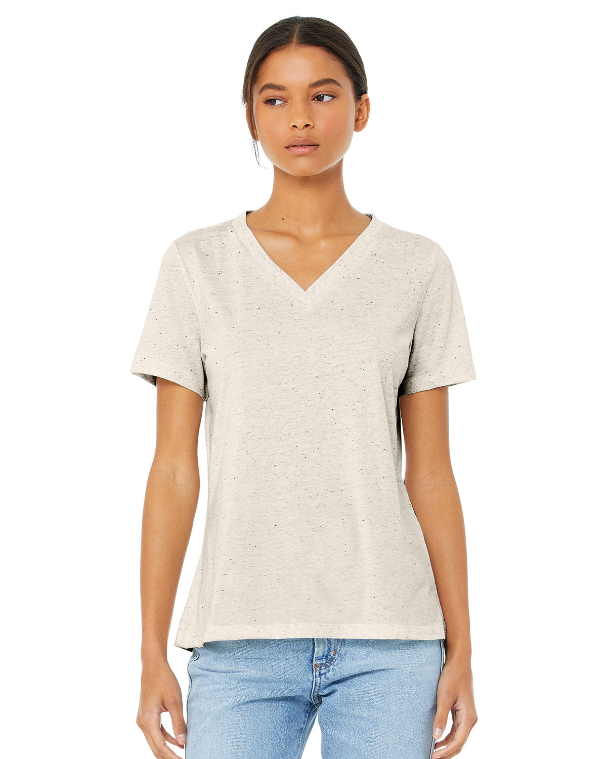 Ladies' Relaxed Triblend V-Neck T-Shirt
